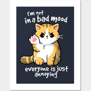 bad mood Posters and Art